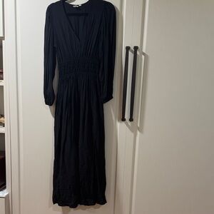 GAP Black Long Sleeve Dress